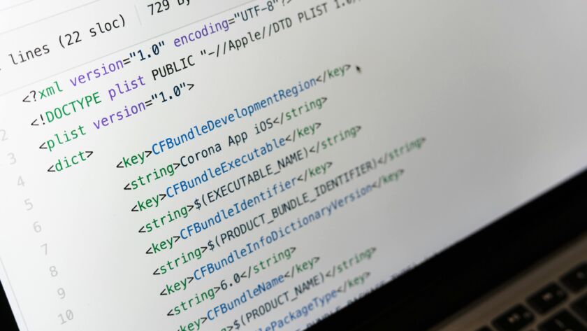 code, xml, development